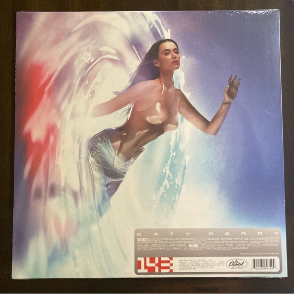 Katy Perry 143 Store Exclusive Signed Silver Vinyl - Picture 3 of 3